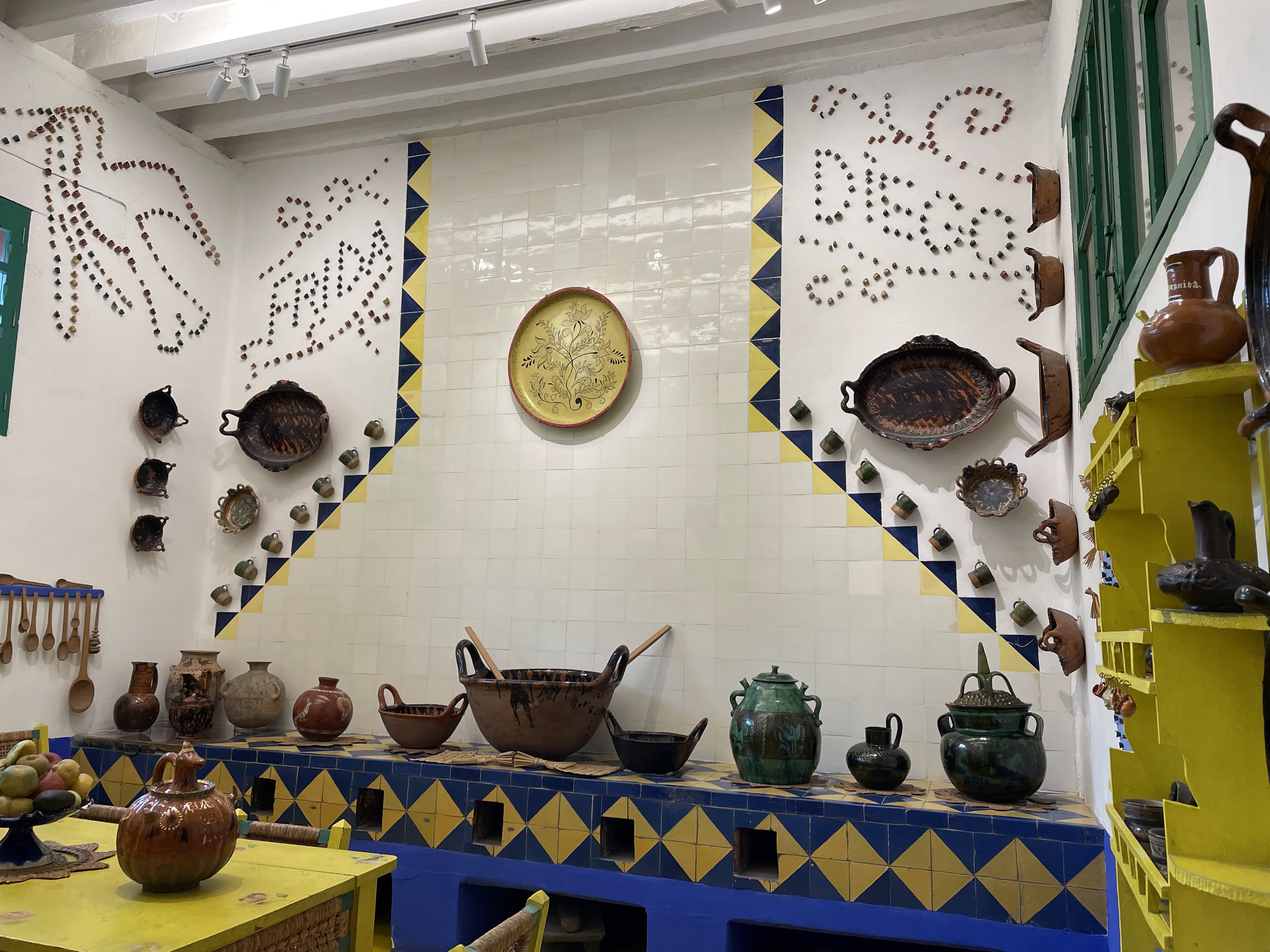 Kitchen in the house of Frida Kahlo and Diego Rivera