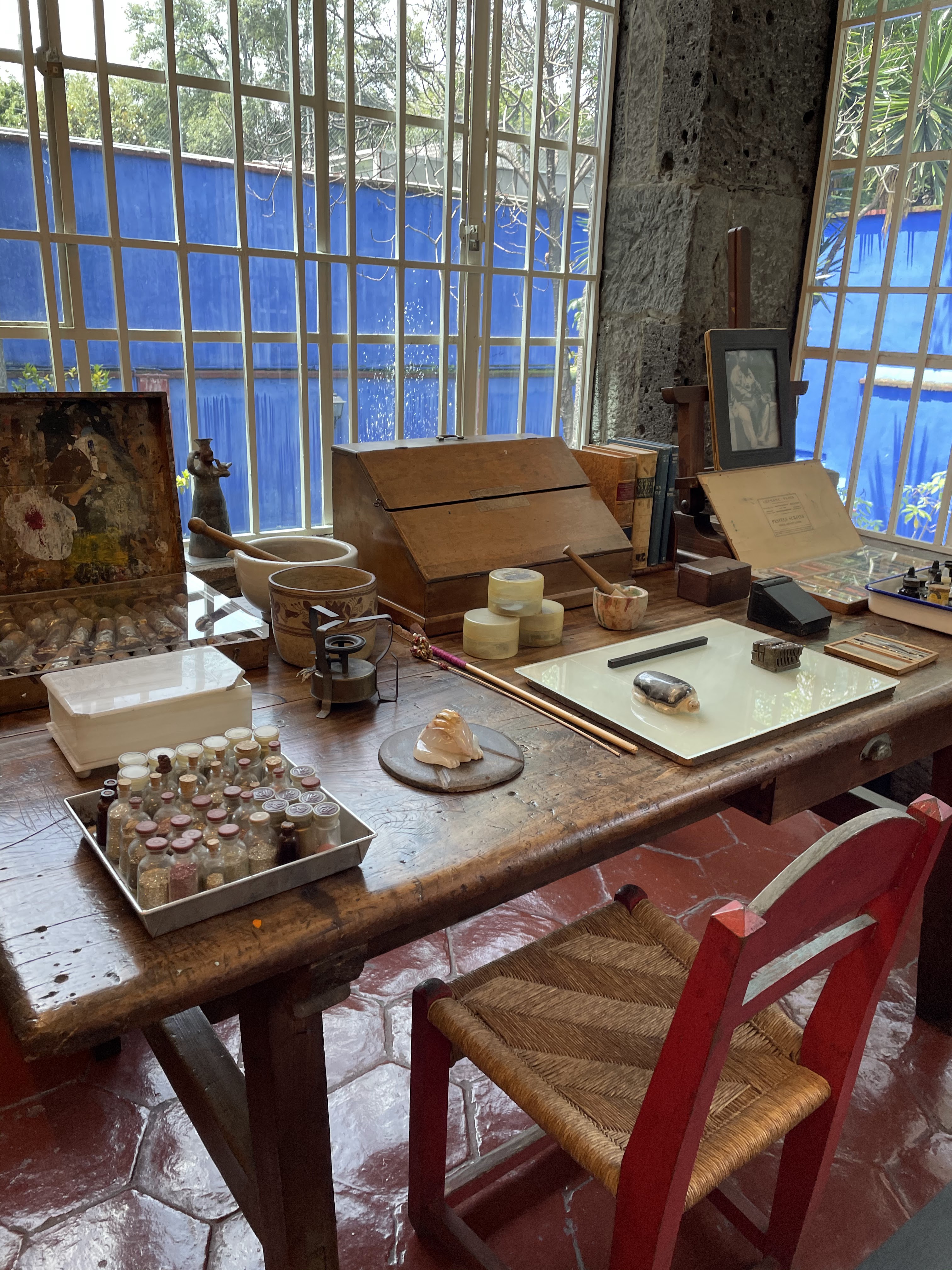 Diego Rivera's study